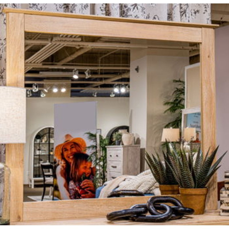 Makidern – Bedroom Mirror|White|Light Brown