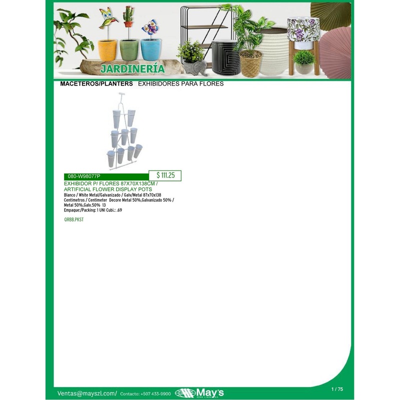 SANDY SLIM VASE WITH INSERT CM 40 H 70 A