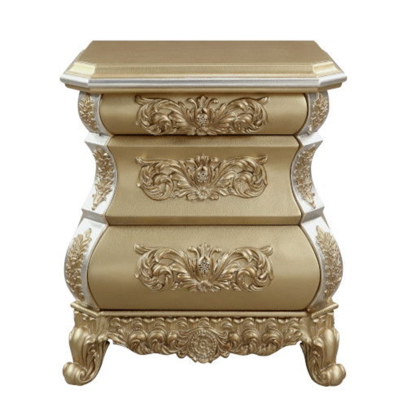 Seville – Nightstand – Gold