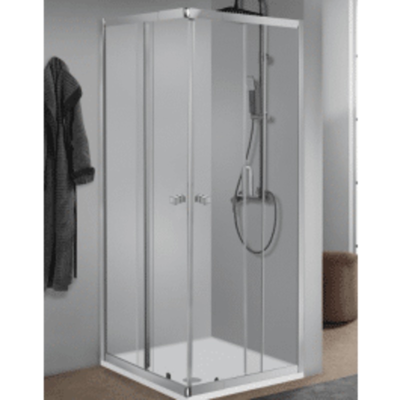 SHOWER ENCLOSURE POROSSAN TRASP CHROME 5MM 68/8