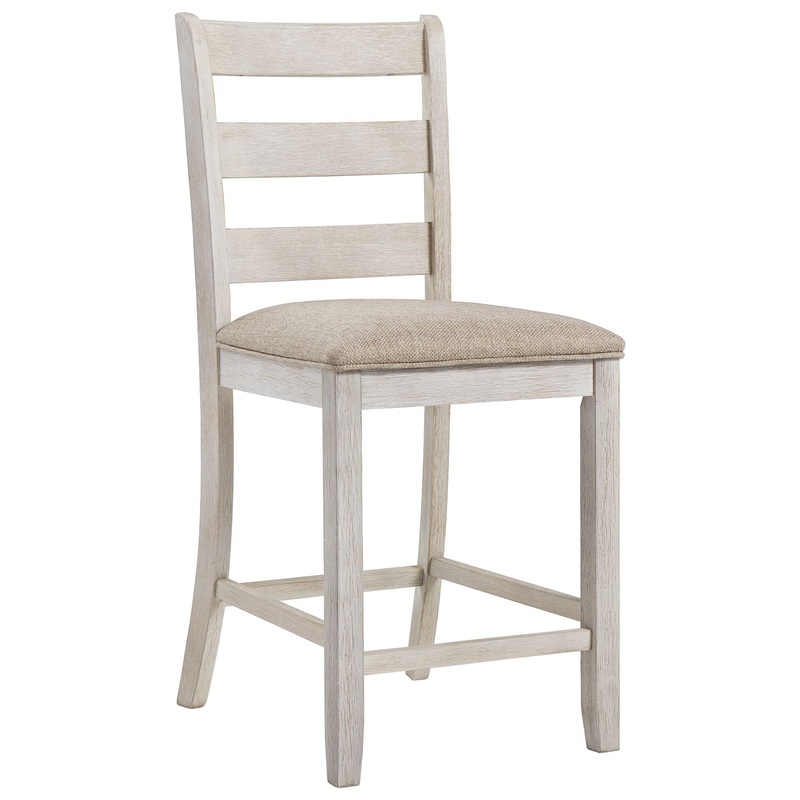 Skempton – Upholstered Barstool (Set of 2) – White
