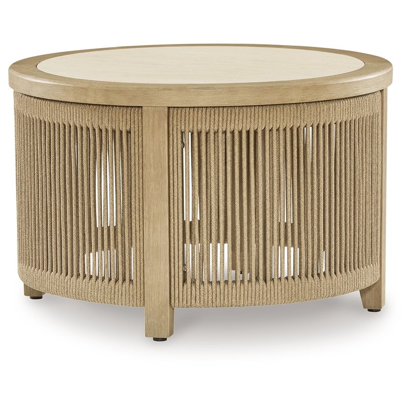 Spooners Cove – Round Cocktail Table – Beige
