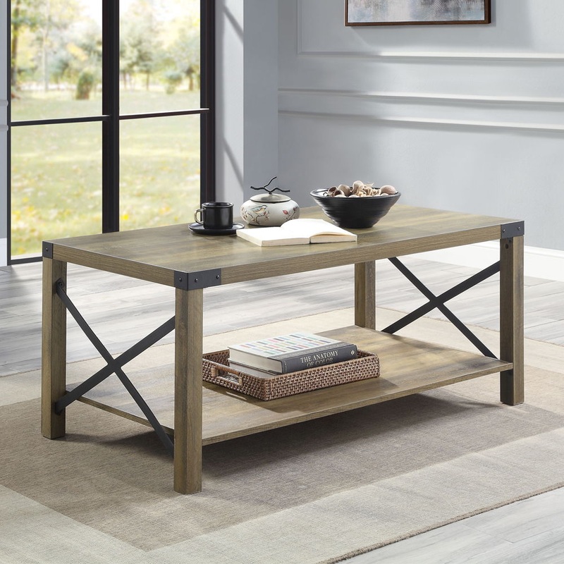 Abiram – Coffee Table – Rustic Oak