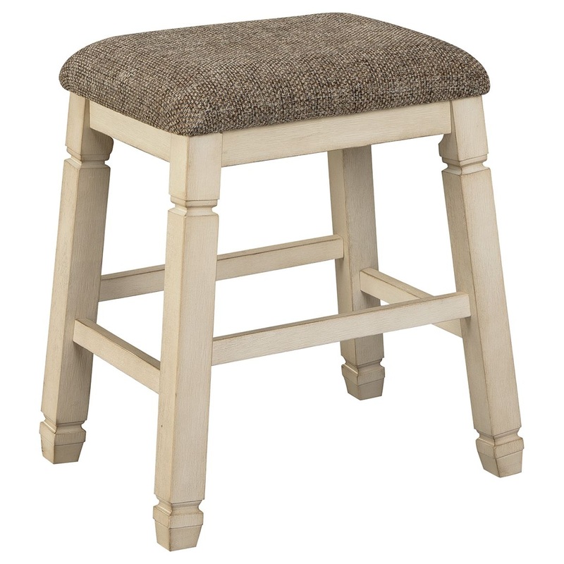 Bolanburg – Upholstered Stool (Set of 2) – Beige