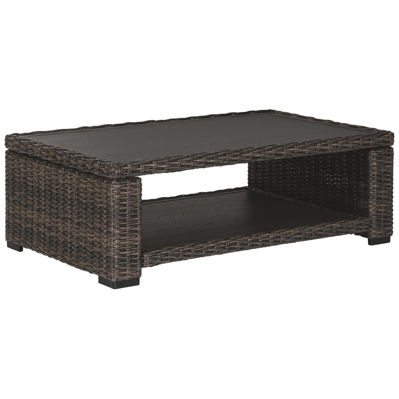 Grasson Lane – Rectangular Cocktail Table – Brown