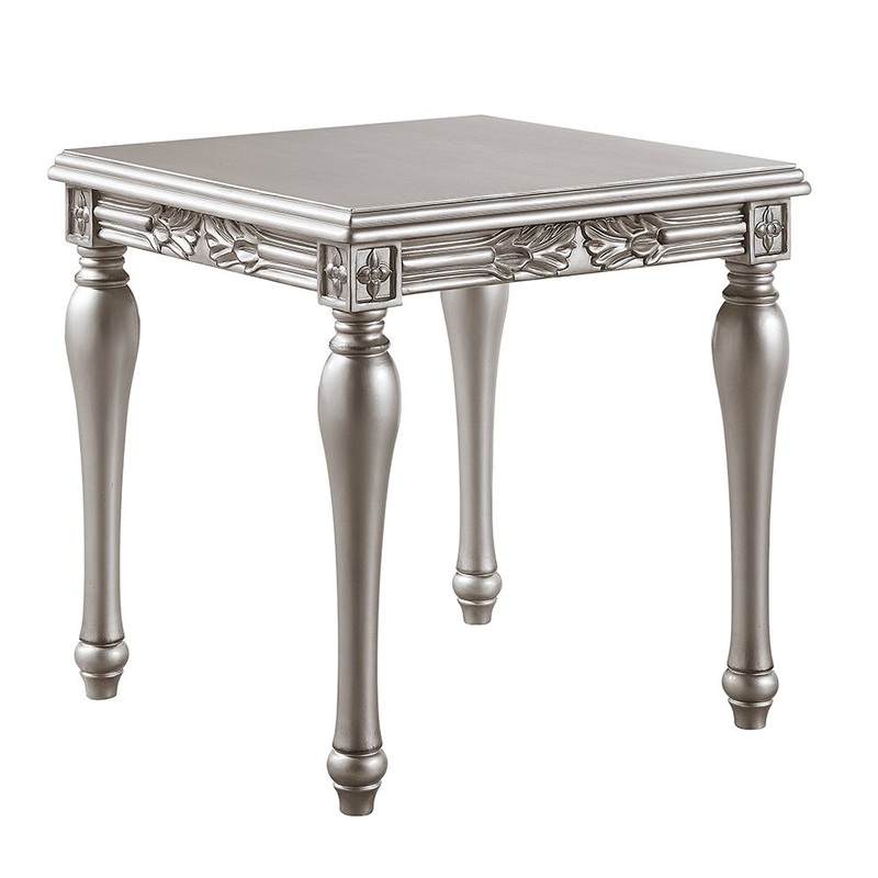 Pelumi – End Table – Platinum