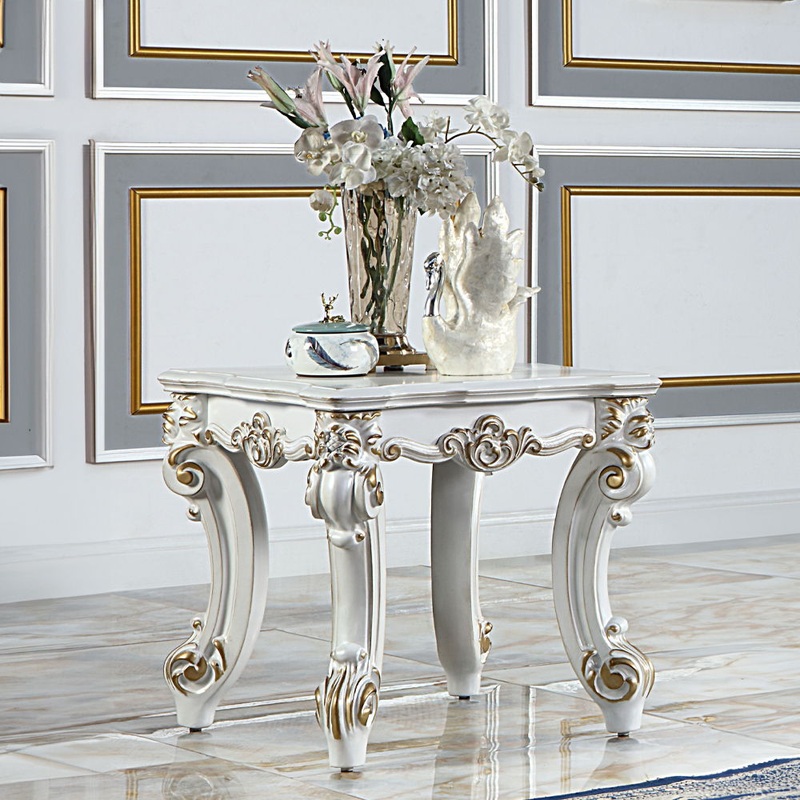 Vendome II – End Table – Antique Pearl