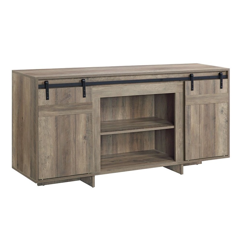 Bellarosa – TV Stand (Same As 91608) – Gray Washed
