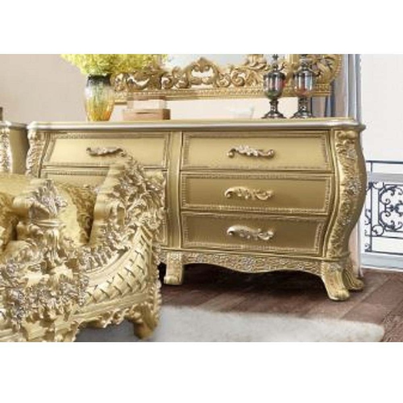 Cabriole – Dresser – Gold