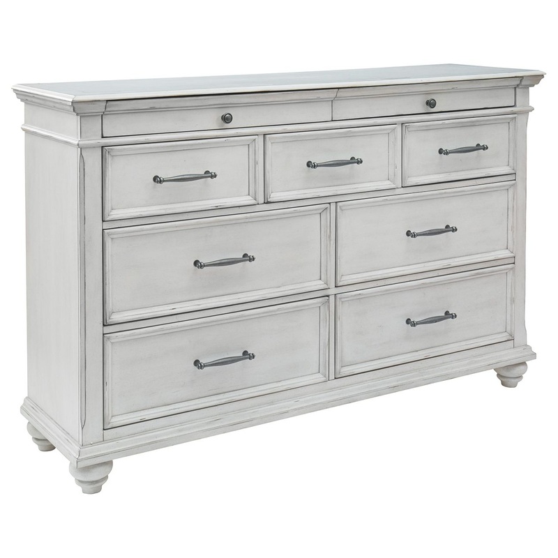 Kanwyn – Dresser, Mirror|White|Dressers|Dresser & Mirror