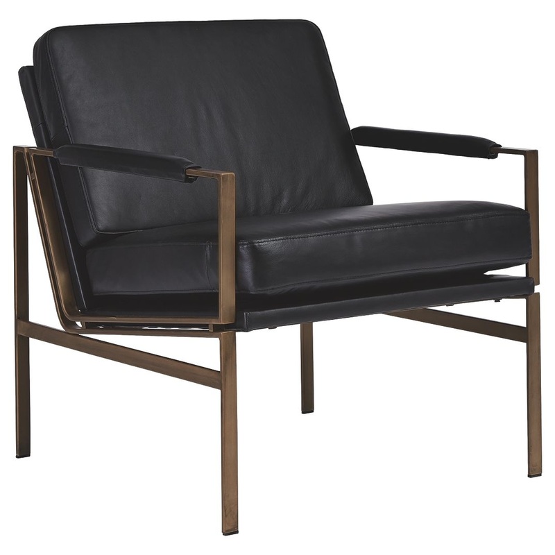 Puckman – Accent Chair|Black|Dark Brown