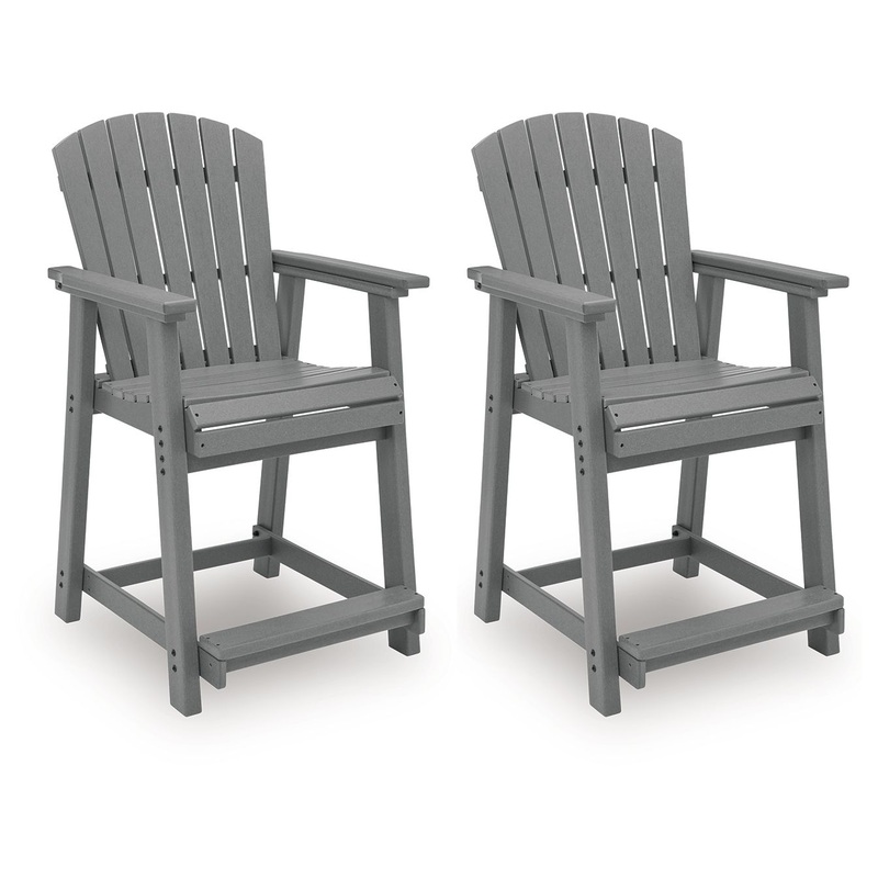Sanctuary Beach – Barstool (Set of 2) – Dark Gray