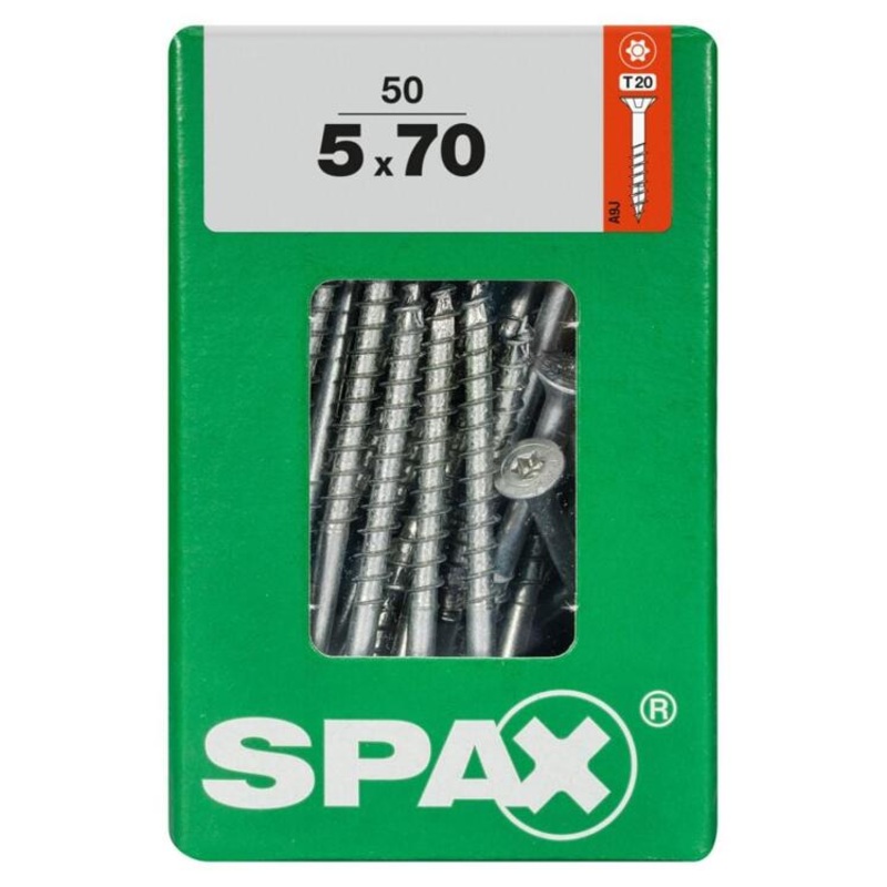 SPAX TSP T-STAR PLUS WIROX 5X70 L 50 PCS
