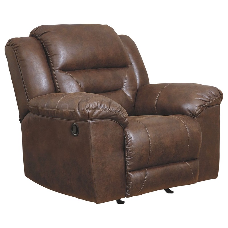 Stoneland – Rocker Recliner|Light Brown|Dark Brown