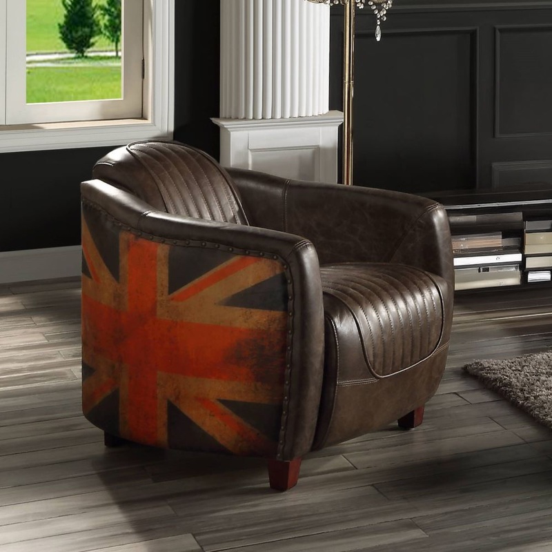 Brancaster – Chair – Antique Slate Top Grain Leather