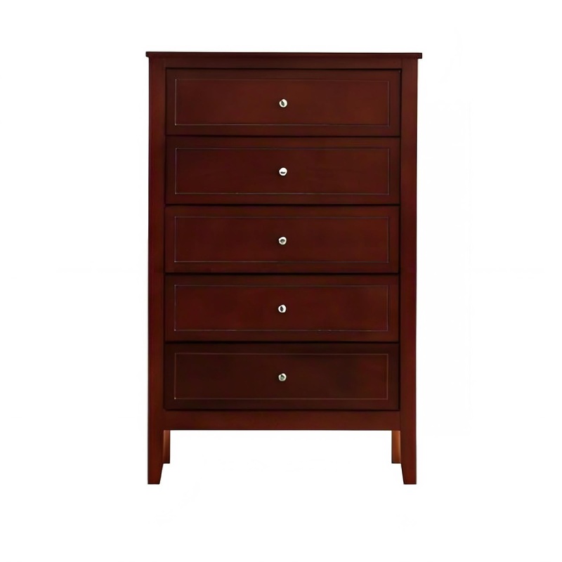 Daniel – Chest, 5 Drawer Storage Unit – Cherry