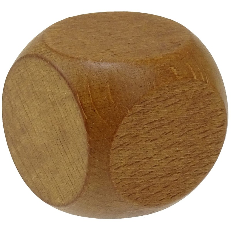 FINIALS LONDON CUBE CHERRY WOOD D28 CM
