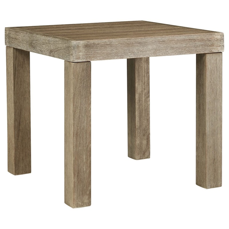 Silo Point – Square End Table – Brown