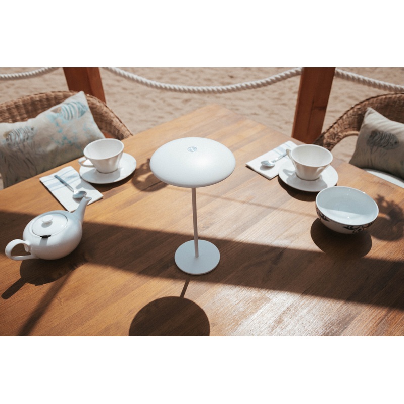 TABLE LAMP SARDINIA H 28CM WHITE IP44