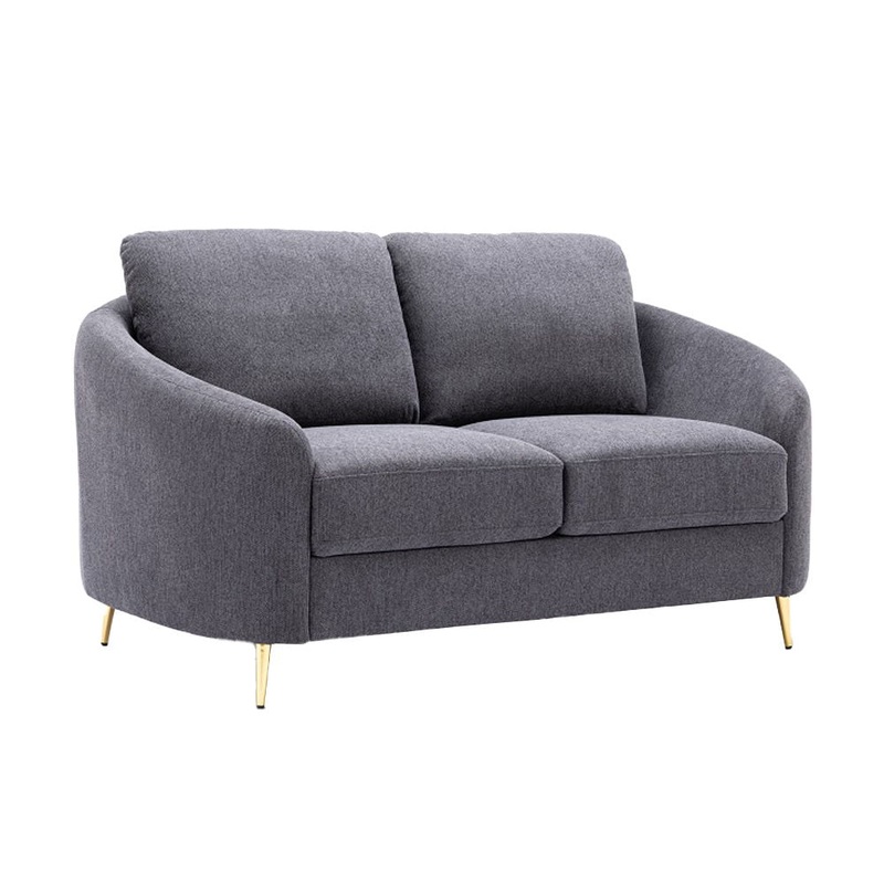 Yuina – Loveseat – Gray Linen