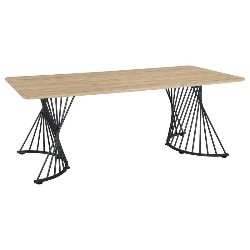 Altus – Composite Wood Dining Table – Natural Oak