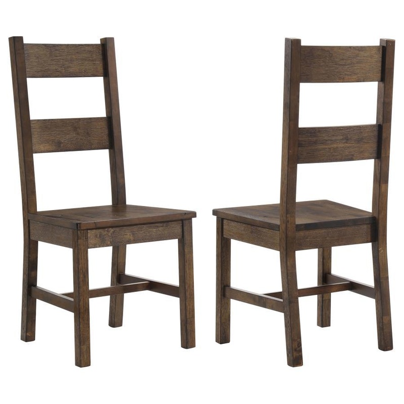 Coleman – Dining Side Chair (Set of 2) – Rustic Golden Brown