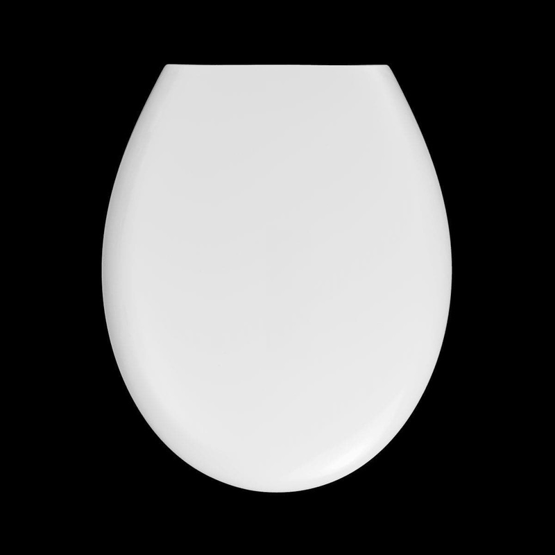 ESSENTIAL OVAL WHITE TOILET SEAT PROLIPOPIRENE
