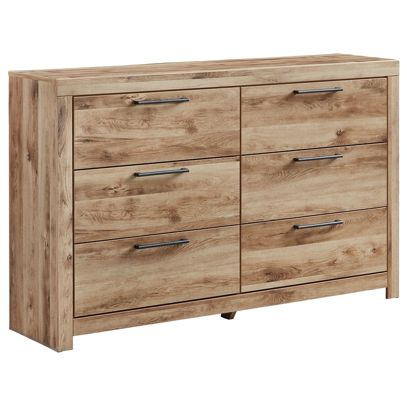 Hyanna – Six Drawer Dresser – Tan Brown