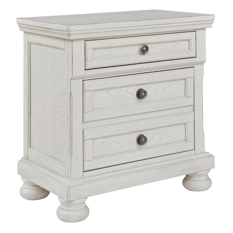 Robbinsdale – Two Drawer Night Stand – Antique White