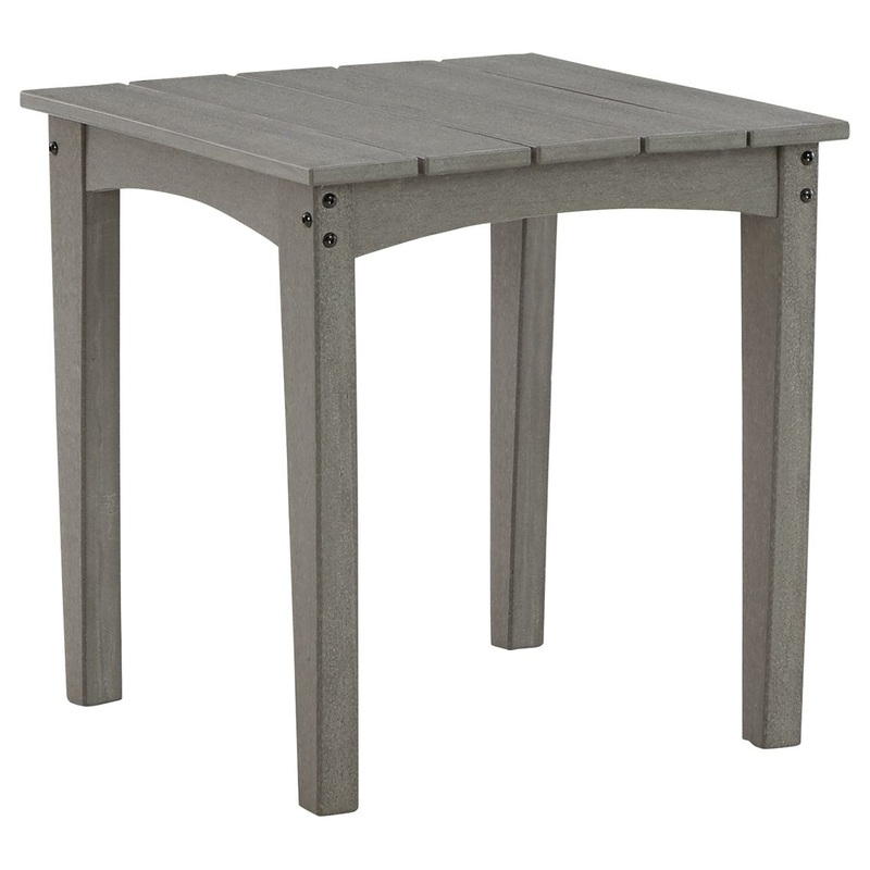 Visola – Square End Table – Gray