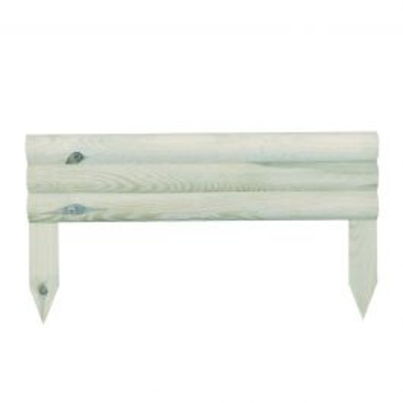 55X30 CM FIXED SOLID EDGING IN AUTOCLAVE-TREATED PINE WOOD