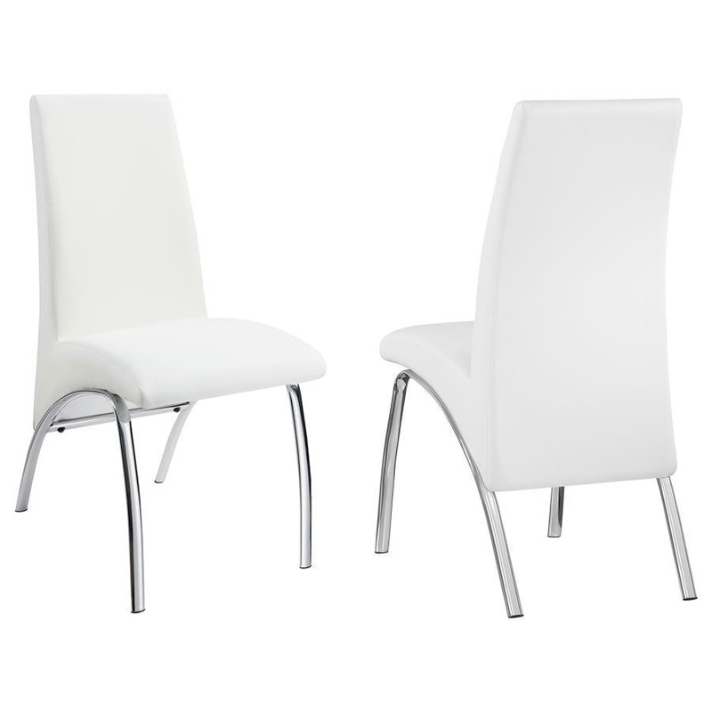 Bishop – Upholstered Dining Side Chair (Set of 2) – White