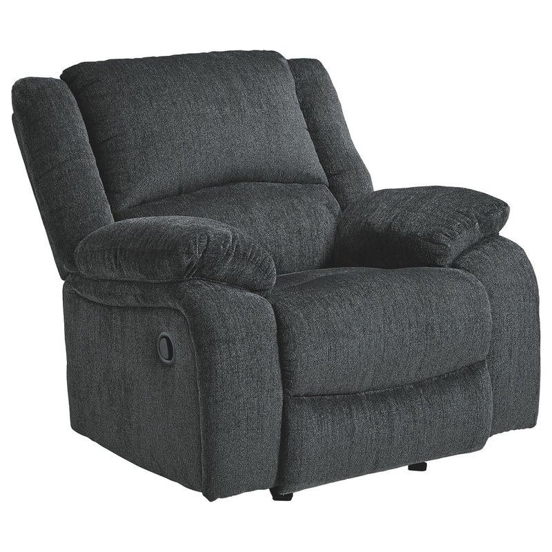 Draycoll – Rocker Recliner|Dark Gray|Reclining Chairs|Rocker Chairs