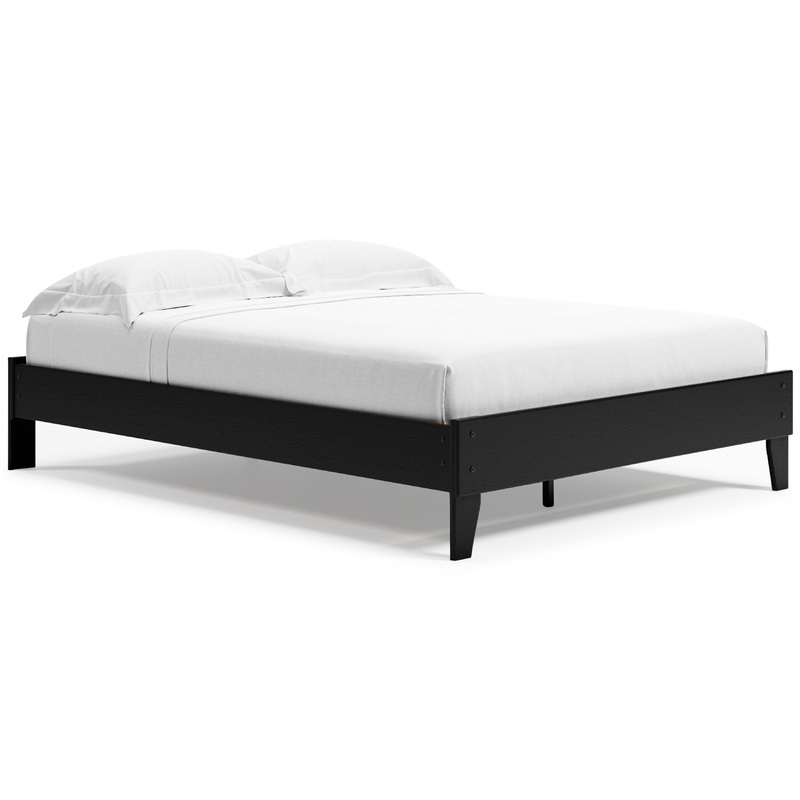Finch – Platform Bed|Black|Queen