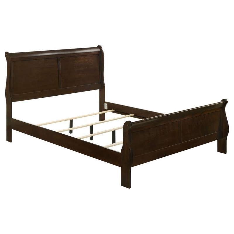 Louis Philippe – Panel Sleigh Bed