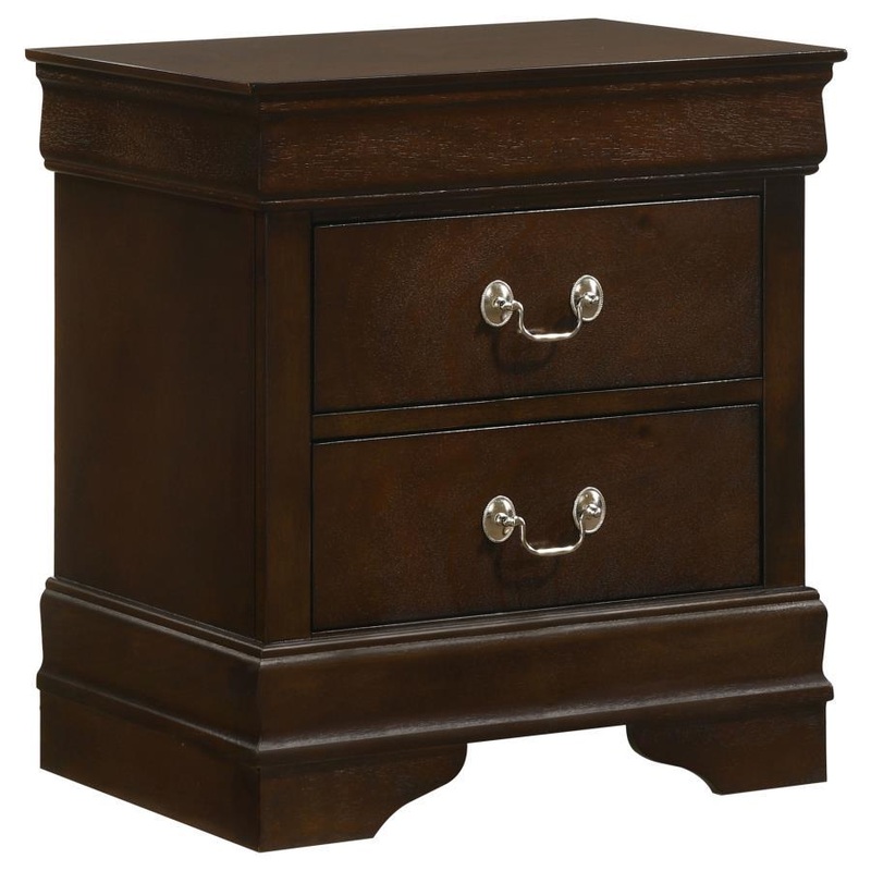 Louis Philippe – Two-drawer Nightstand
