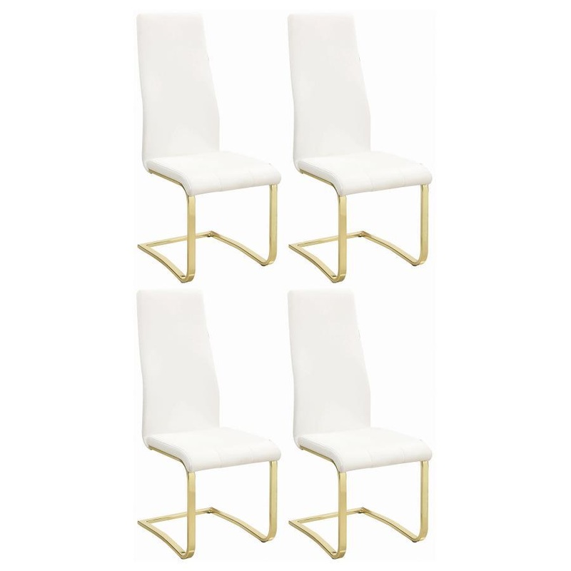 Montclair – Upholstered Dining Side Chair (Set of 4) – White