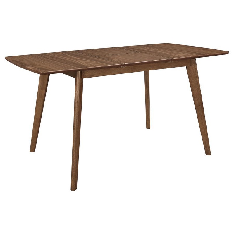 Alfredo – Extension Leaf Dining Table – Natural Walnut