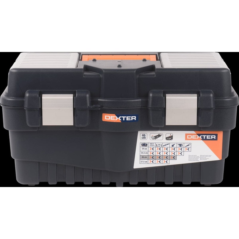 DEXTER TOOL CASE 26X24X46CM 19 INCH PLASTIC