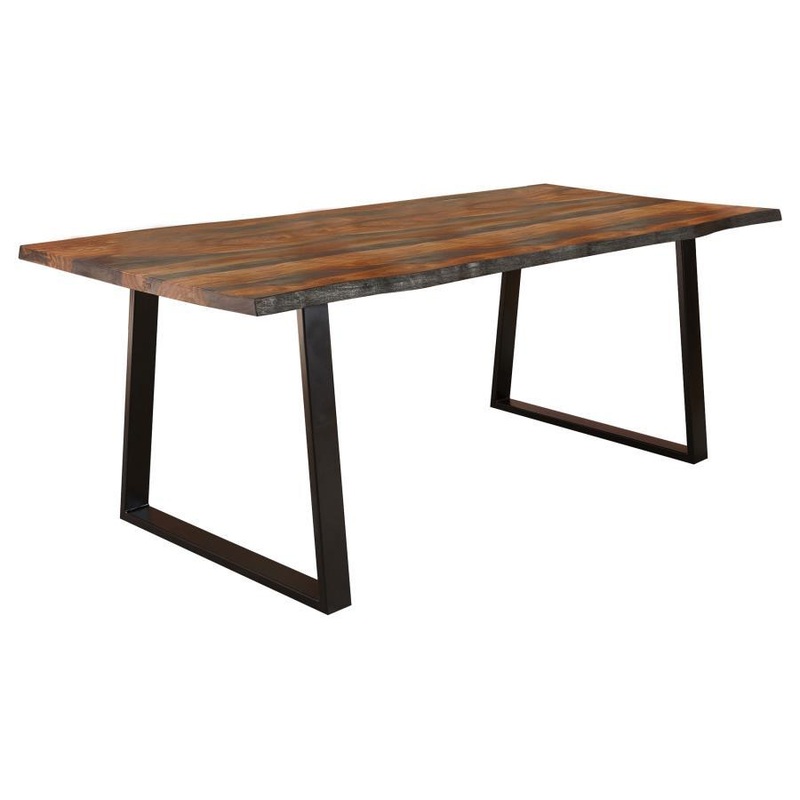 Ditman – Live Edge Dining Table – Gray Sheesham