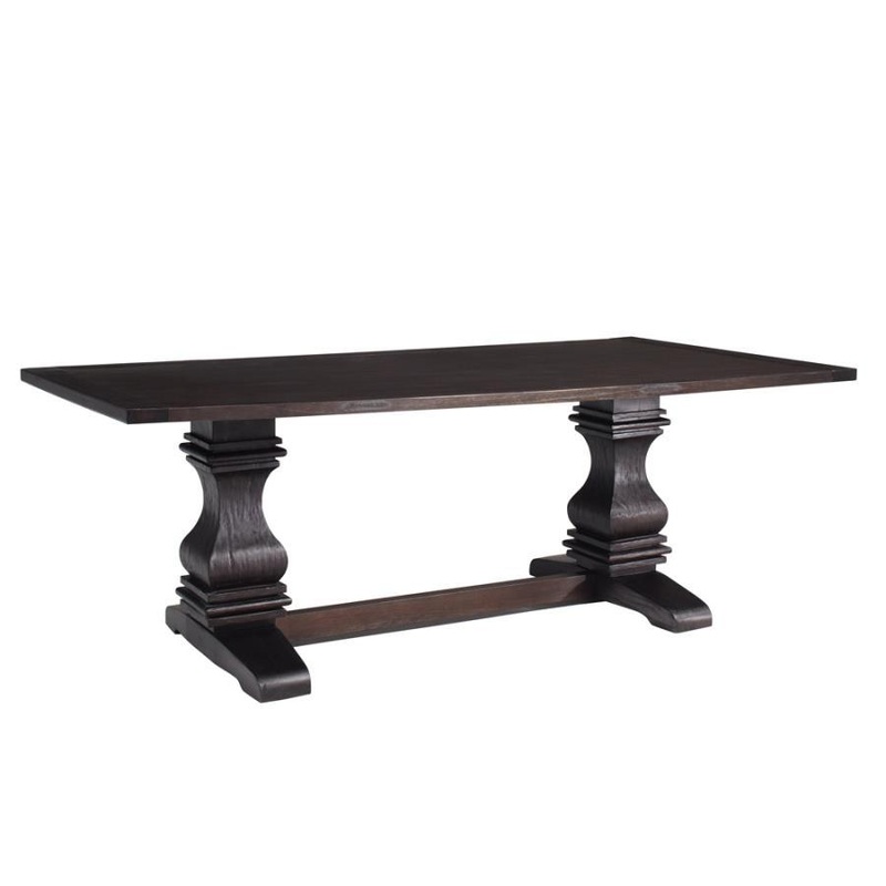 Parkins – Rectangular Dining Table – Rustic Espresso