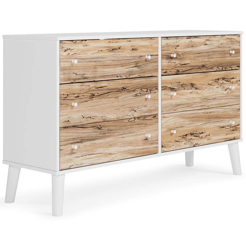 Piperton – Drawer Dresser|White|Black