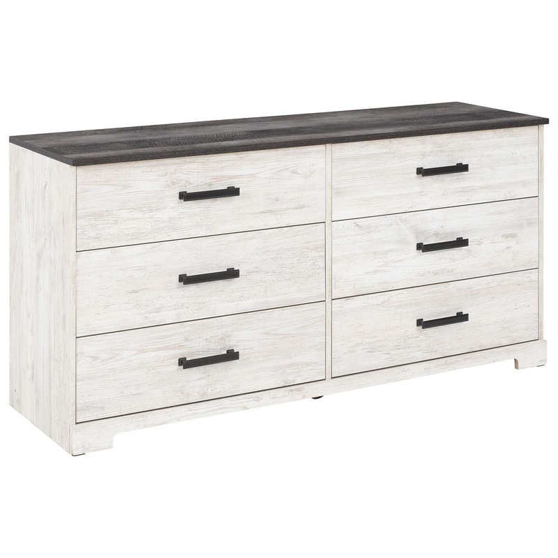 Shawburn – Drawer Dresser|White|6 Drawers