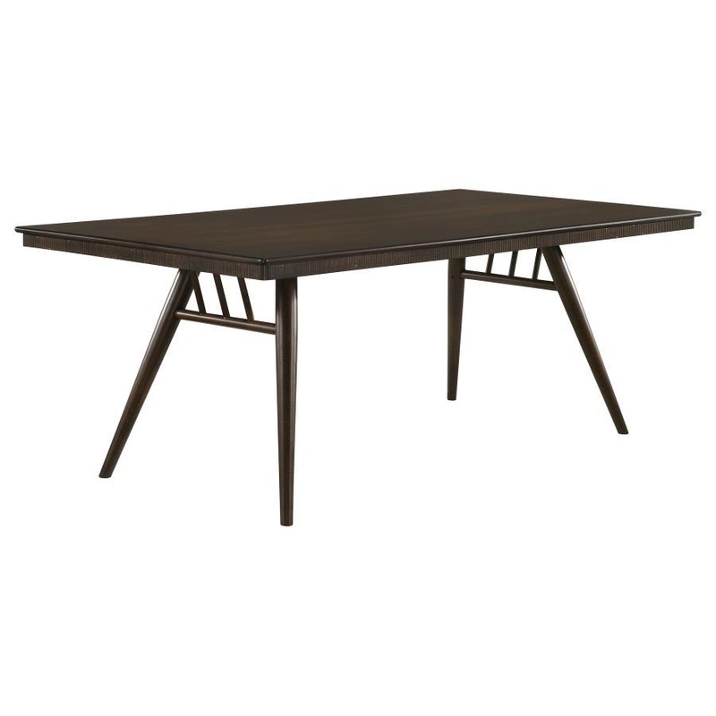Wes – Rectangular Wood Dining Table – Dark Walnut