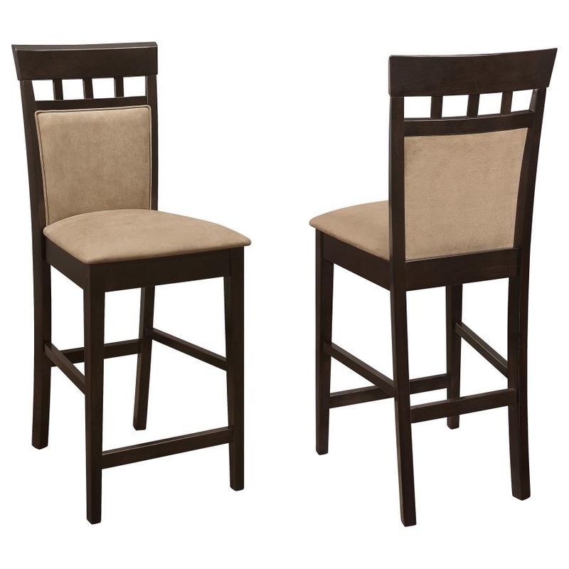 Gabriel – Closed Back Counter Chair (Set of 2) – Cappuccino