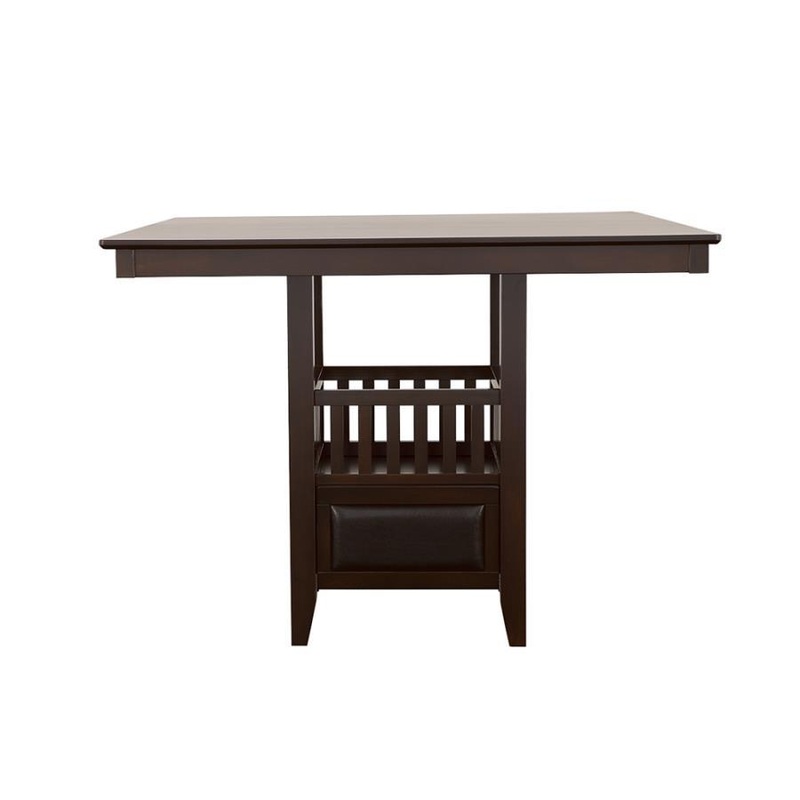 Jaden – Square Counter Height Dining Table – Espresso
