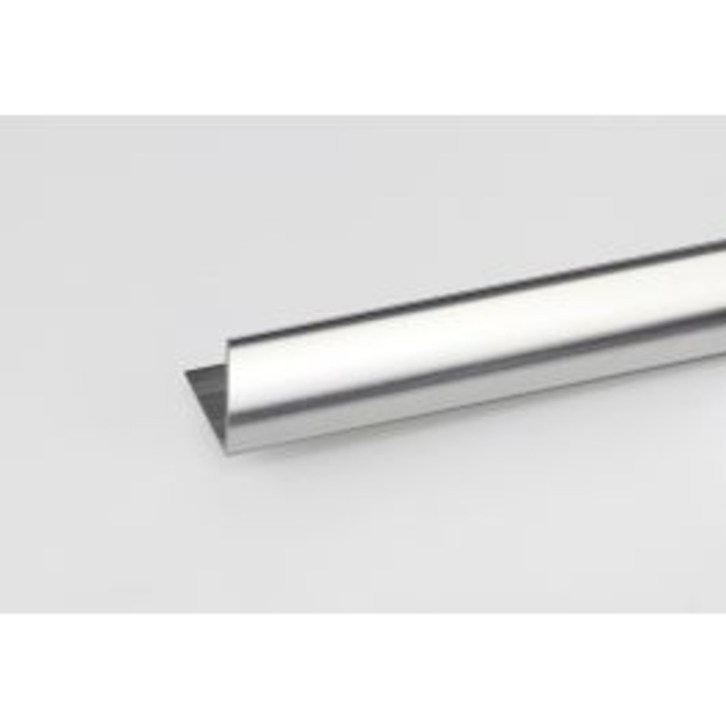ALUMINIUM ANGLE PROFILE 15X15MM 2M ANODISED POLISHED