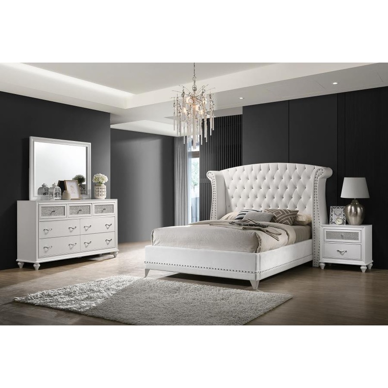 Barzini – Upholstered Tufted Bedroom Set
