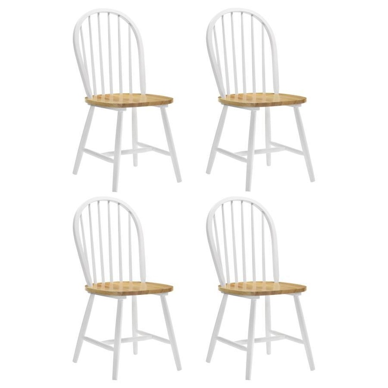 Cinder – Wood Dining Side Chair (Set of 4) – White