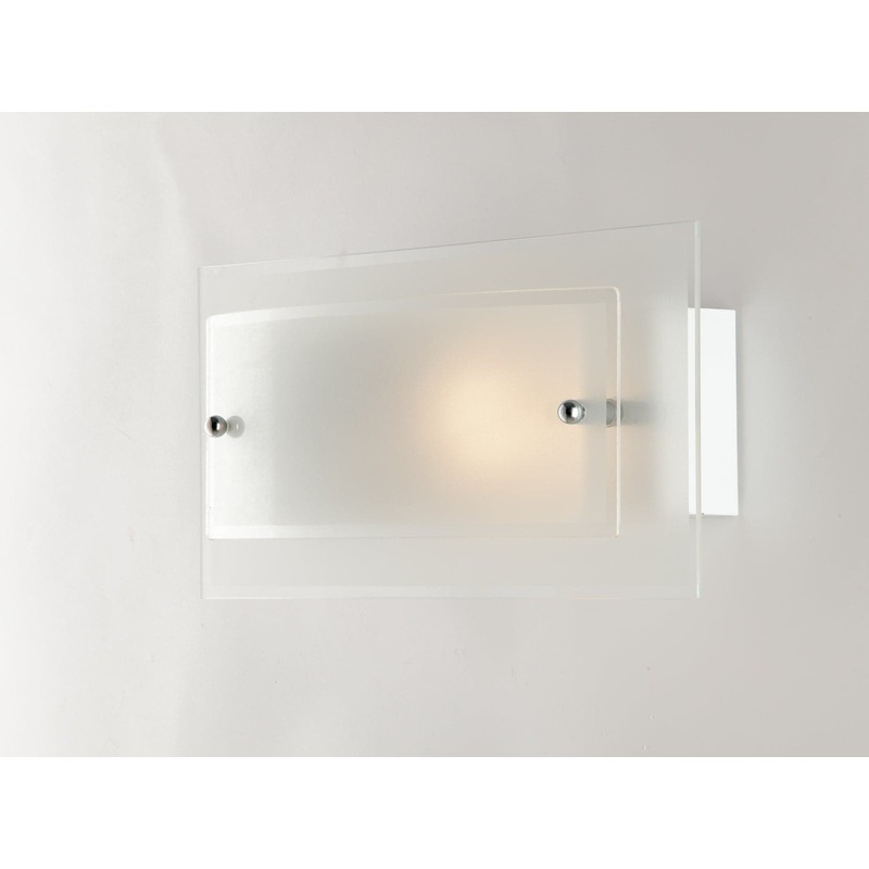 DOUBLE GLASS WALL LIGHT 15X30X30CM E27=60W